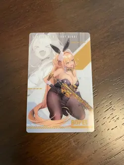 Nikke Goddess of Victory Gun Girl Metal Card Collection Vol.1 Rupee - Image 1