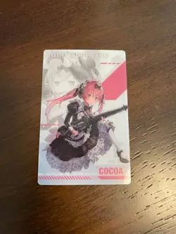 Nikke Goddess of Victory Gun Girl Metal Card Collection Vol.1 Cocoa - Image 1