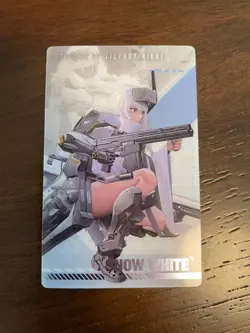 Nikke Goddess of Victory Gun Girl Metal Card Collection Vol.1 Snow White - Image 1
