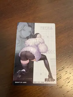 Nikke Goddess of Victory Gun Girl Metal Card Collection Vol.1 Rosanna - Image 2