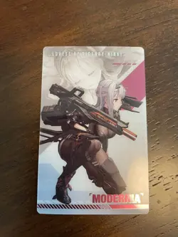 Nikke Goddess of Victory Gun Girl Metal Card Collection Vol.1 Modernia - Image 1