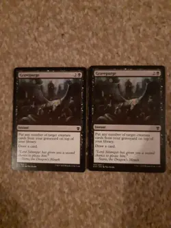 MTG 2 x Gravepurge - Dragons of Tarkir - Image 1