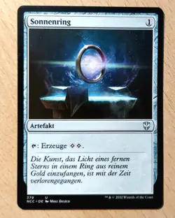 MTG Magic: Sonnenring / Sol Ring, Deutsch, Nearmint, Manaboost, Top Karte - Image 1
