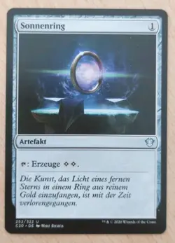 MTG Magic: Sonnenring / Sol Ring, Deutsch, Nearmint, Manaboost, Top Karte - Image 2