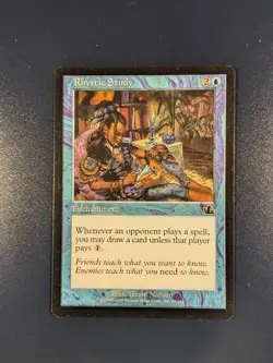 Rhystic Study - Prophecy - Magic the Gathering - NM - MTG - Image 1
