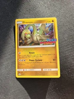 Drampa SM21 Prerelease Sun and Moon Black Star Promo - Pokemon TCG Card - Image 1