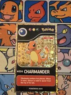 Misprint Charmander #4 Pokemon Kanto Holo Shift Pokedex Series Peru Error - Image 1