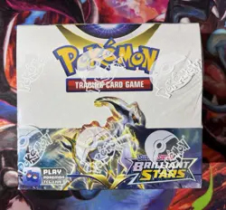 Pokemon Sword & Shield Brilliant Stars ~ Booster Box Factory Sealed (36 Packs) - Image 1