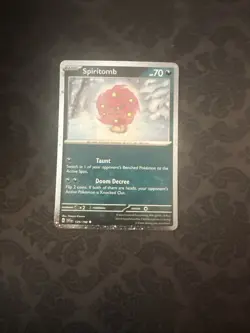 SPIRITOMB COSMOS HOLO | Scarlet & Violet Base Set | 129/198 | Pokemon Card - Image 1