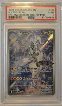 Pokemon: Journey Together: N's Reshiram Enhanced 167/159 PSA 9 - Image 1