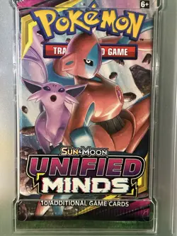 Pokemon TCG Sun & Moon Unified Minds Booster Pack ESPEON DEOXYS 2019 PSA 9 Mint - Image 2