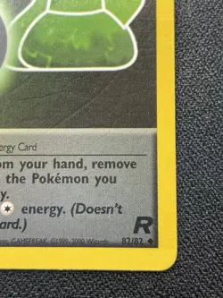 Pokemon Potion Energy 1st Edition 82/82 Team Rocket LP - Image 4