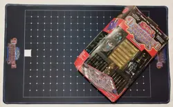 Yugioh Dungeon Dice Monsters started set & Custom Playmat Stitched Edges - Image 1