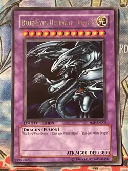 Yu-Gi-Oh! TCG Blue-Eyes Ultimate Dragon JMP-EN005 Ultra Rare Limited NM - Image 1