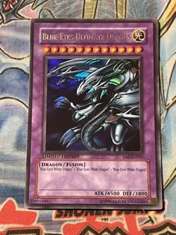 Yu-Gi-Oh! TCG Blue-Eyes Ultimate Dragon JMP-EN005 Ultra Rare Limited NM - Image 2