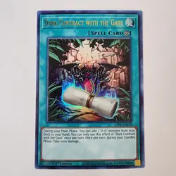 Dark Contract with the Gate - GFP2-EN159 - Ultra Rare - NM - 1st Ed - Yugioh - Image 1
