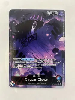 Caesar Clown OP10-002 | Leader Alt Art | One Piece TCG Card Game English - Image 1