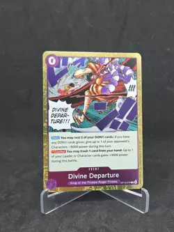 Divine Departure OP13-076 Rare ONE PIECE Card Carrying On His Will - Image 1