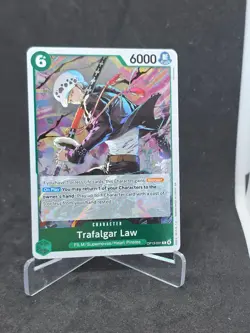 Trafalgar Law OP13-031 Rare ONE PIECE Card Carrying On His Will - Image 1