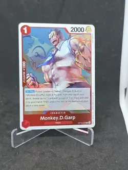 Mokey.D.Garp OP13-016 Rare ONE PIECE Card Carrying On His Will - Image 1