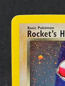 Pokemon Card Rocket's Hitmonchan 11/132 Gym Heroes Holo Rare 1st edition - Image 2