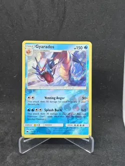 Pokemon Card Gyarados (33/147) Burning Shadows Rare Holo Reverse Holo - Image 1