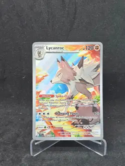 Pokemon Card Lycanroc (166/180) Journey Together Illustration Rare Non-Foil - Image 1