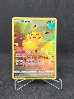 Pokemon Card Pikachu (GG30/GG70) Crown Zenith Trainer Gallery Holo Rare Foil/Hol - Image 1