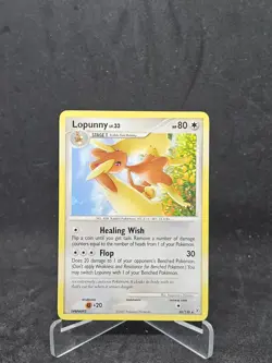 Pokemon Card Lopunny (30/130) Diamond and Pearl Rare Non-Foil - Image 1