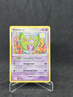 Pokemon Card Dustox (25/127) Platinum Rare Non-Foil - Image 1