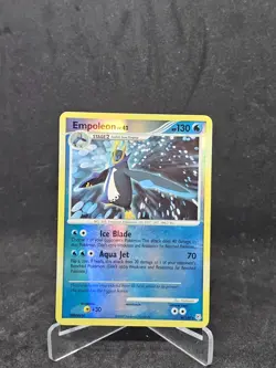 Pokemon Card Empoleon (4/130) Diamond and Pearl Rare Holo Reverse Holo - Image 1