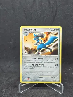 Pokemon Card Lucario (53/127) Platinum Uncommon Non-Foil - Image 1