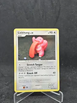 Pokemon Card Lickitung (80/127) Platinum Common Non-Foil - Image 1