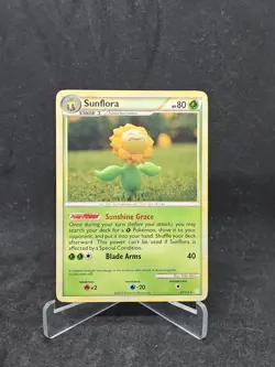 Pokemon Card Sunflora (31/123) HeartGold and SoulSilver Rare Non-Foil - Image 1