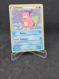 Pokemon Card Slowbro (52/123) HeartGold and SoulSilver Uncommon Non-Foil - Image 1