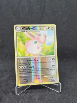 Pokemon Card Wigglytuff (56/123) HeartGold and SoulSilver Uncommon Non-Foil - Image 1