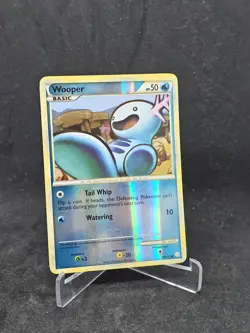 Pokemon Card Wooper (88/123) HeartGold and SoulSilver Common Non-Foil - Image 1