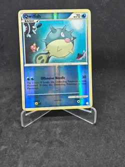 Pokemon Card Qwilfish (50/123) HeartGold and SoulSilver Uncommon Non-Foil - Image 1