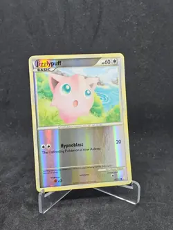 Pokemon Card Jigglypuff (68/123) HeartGold and SoulSilver Common Non-Foil - Image 1