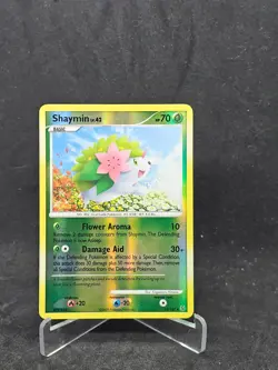 Pokemon Card Shaymin (14/127) Platinum Rare Holo Reverse Holo - Image 1