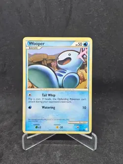 Pokemon Card Wooper (88/123) HeartGold and SoulSilver Common Non-Foil - Image 1