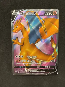 Charizard V SWSH050 SWSH: Sword & Shield Promo Cards Holo Pokemon MJ - Image 1