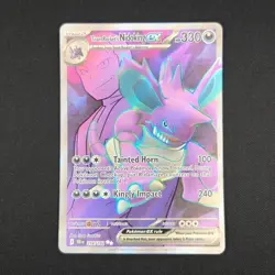 Pokemon TCG Card Team Rockets Nidoking EX 216/182 Destined Rivals Full Art - NM - Image 1