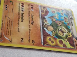 Golem 47/106 HP - B1G1F - RARE XY Flashfire Pokemon Card - Sumiyoshi Kizuki Art - Image 2