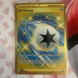 Pokemon TCG Jet Energy 252/191 Surging Sparks Secret Rare Hyper Rare Card - Image 1