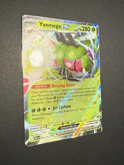 NM Yanmega ex 003/182 Sv10 Destined Rivals Holo Double Rare Pokemon card English - Image 2