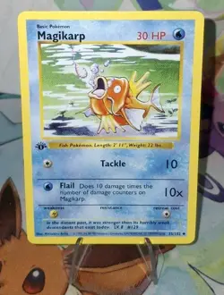 Pokemon TCG 1st Edition Base Set Shadowless Magikarp 35/102 NM/M - Image 5