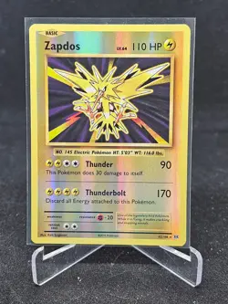 Pokemon Card Zapdos 42/108 Evolutions Holo Rare Reverse Holo - Image 1