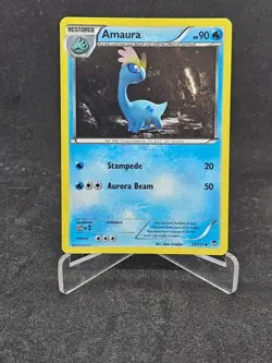 Pokemon Card Amaura 25/111 XY-Furious Fists Uncommon Cosmo Holo - Image 1