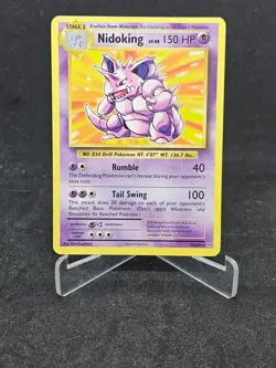 Pokemon Card Nidoking 45/108 XY-Evolutions non Holo Rare - Image 1